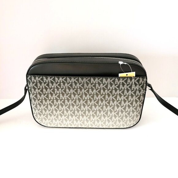 Michael Kors Jet Set Item Large EW Zip Chain Crossbody Handbag Black Ombre MK - Picture 4 of 7